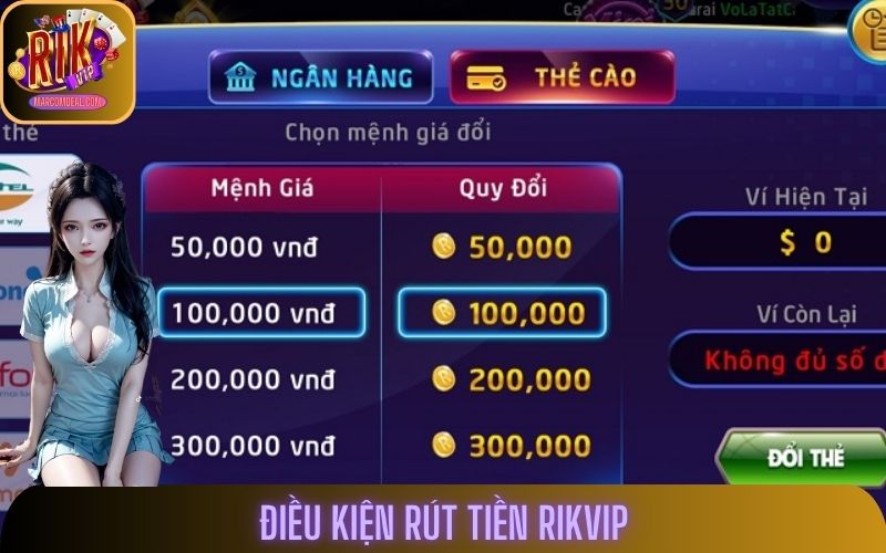 Cẩn trọng để đáp ứng điều kiện rút tiền Rikvip
