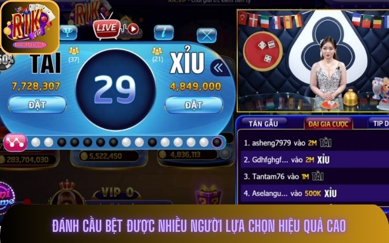 Đánh cầu bệt được nhiều người lựa chọn hiệu quả cao